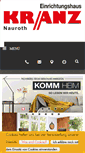 Mobile Screenshot of moebelhaus-kranz.de
